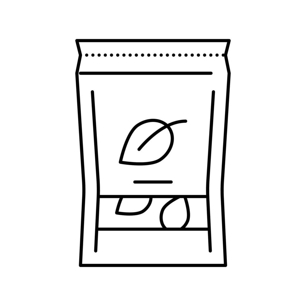 illustration vectorielle d'icône de ligne de boîte à thé vecteur
