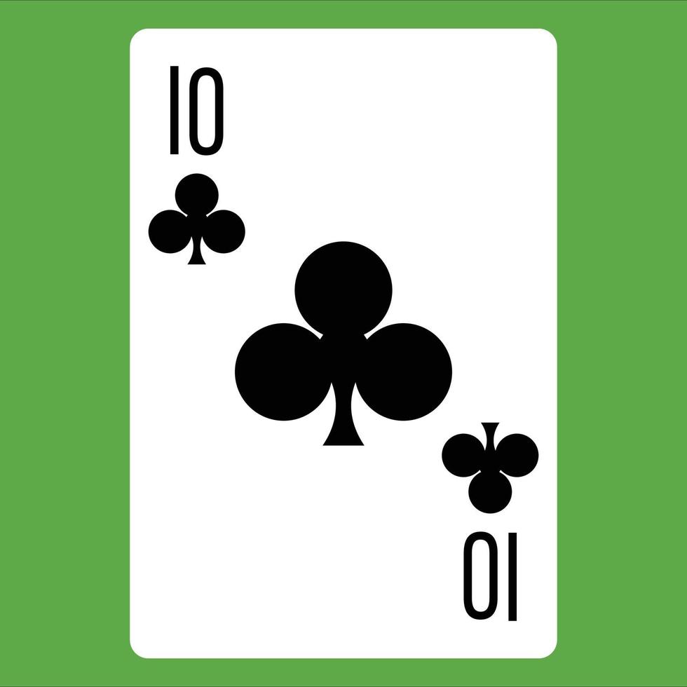 icône de couleur plate pour carte de poker. vecteur