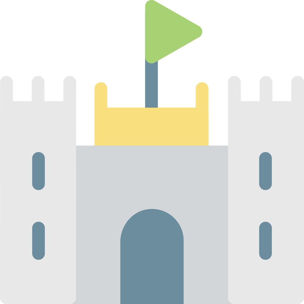 illustration vectorielle de château sur fond.symboles de qualité premium.icônes vectorielles pour le concept et la conception graphique. vecteur
