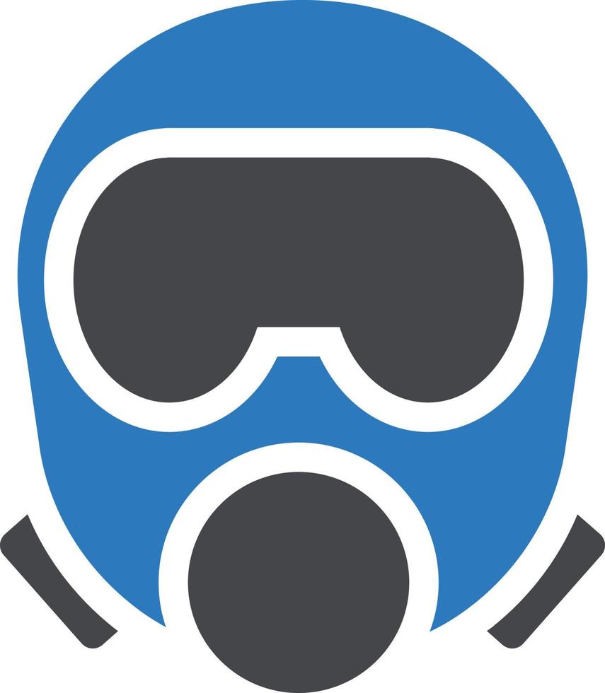 illustration vectorielle de masque à oxygène sur fond. symboles de qualité premium. icônes vectorielles pour le concept et la conception graphique. vecteur