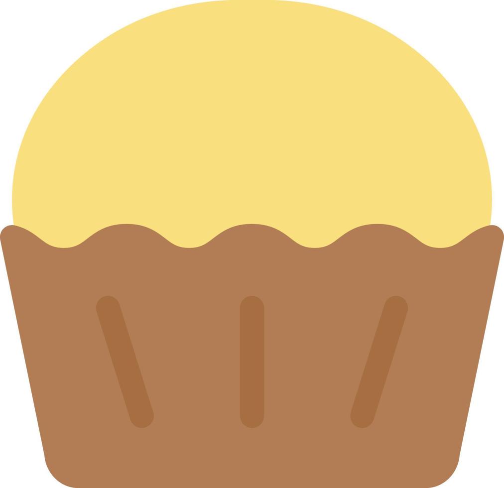illustration vectorielle de cupcake sur fond.symboles de qualité premium.icônes vectorielles pour le concept et la conception graphique. vecteur