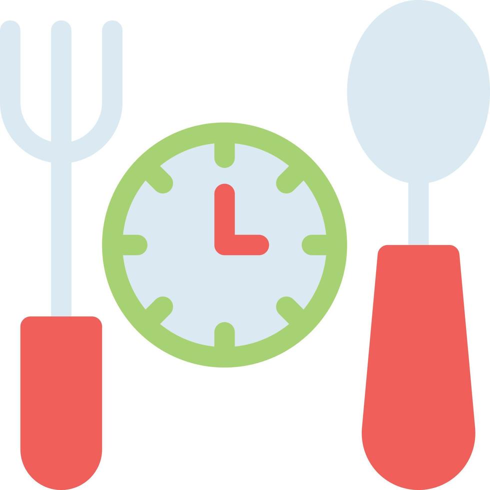illustration vectorielle de l'heure du dîner sur un background.symboles de qualité premium.icônes vectorielles pour le concept et la conception graphique. vecteur