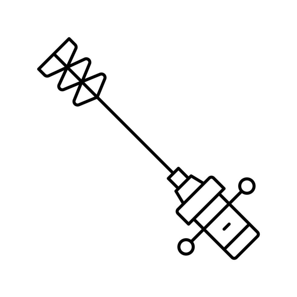 illustration vectorielle de l'icône de la ligne d'équipement du mélangeur vecteur