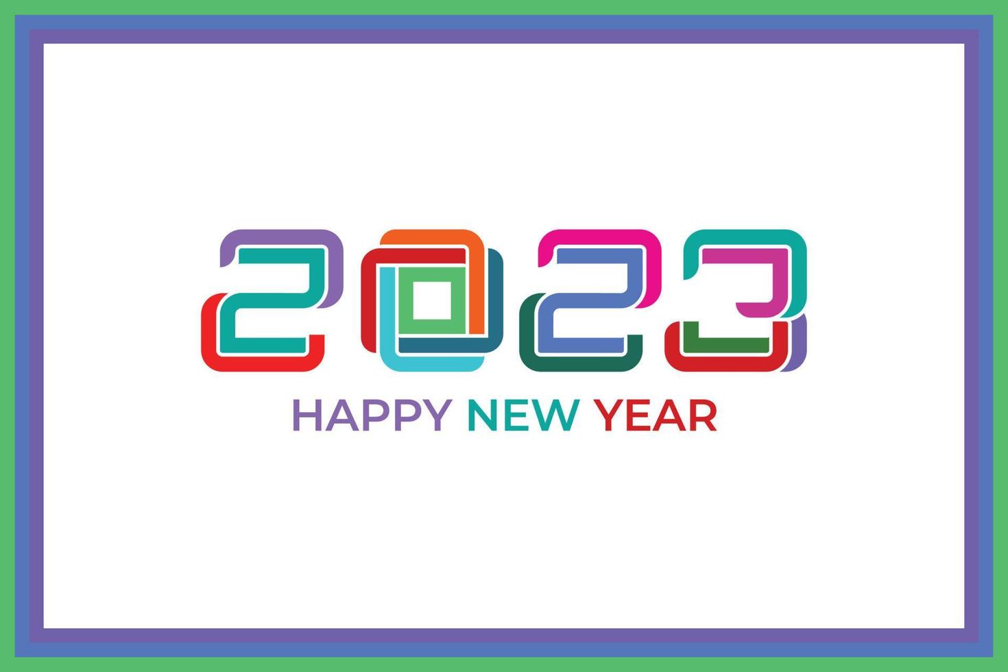 bonne année 2023 vecteur