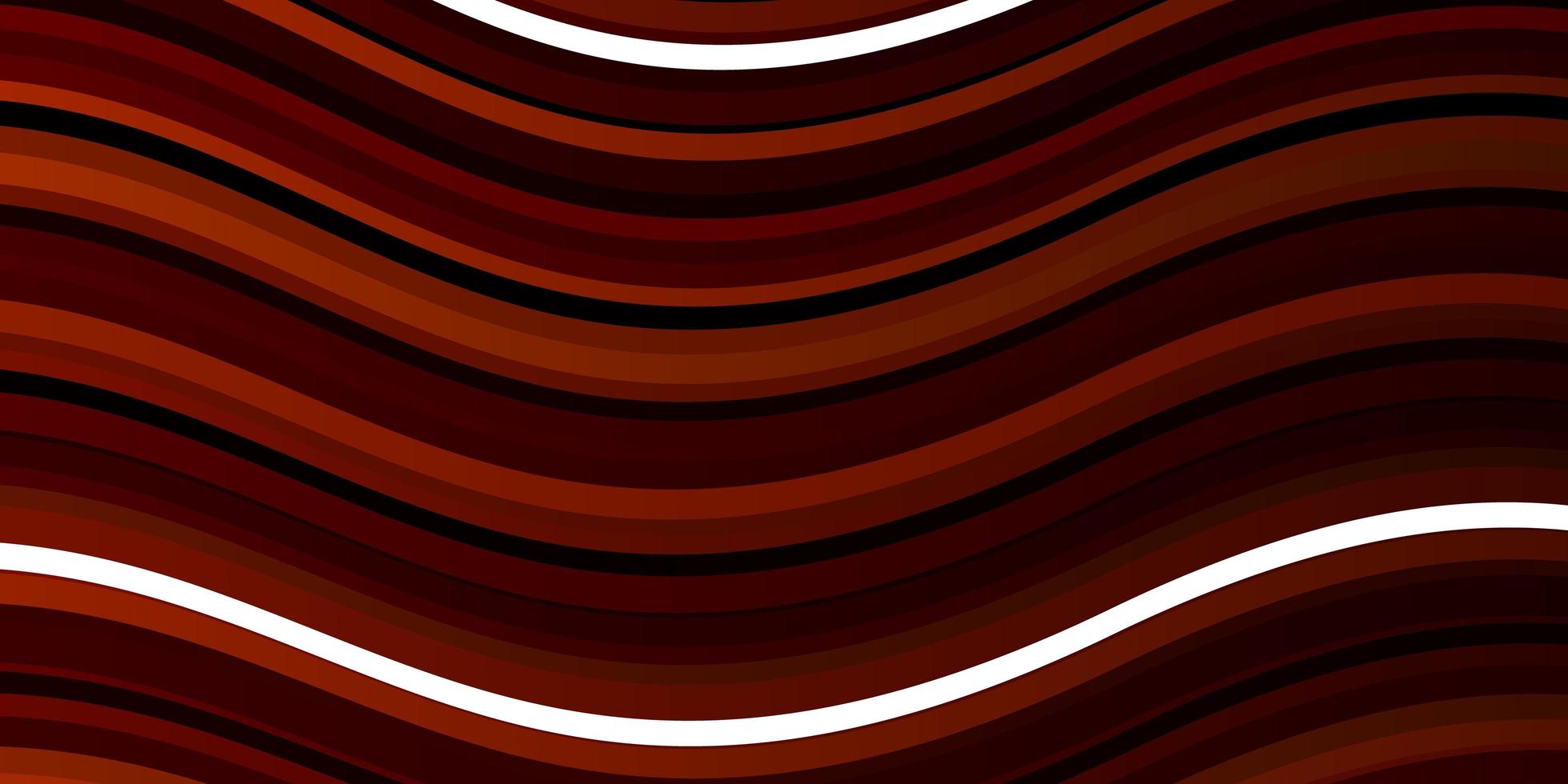 texture de vecteur orange foncé avec des courbes.