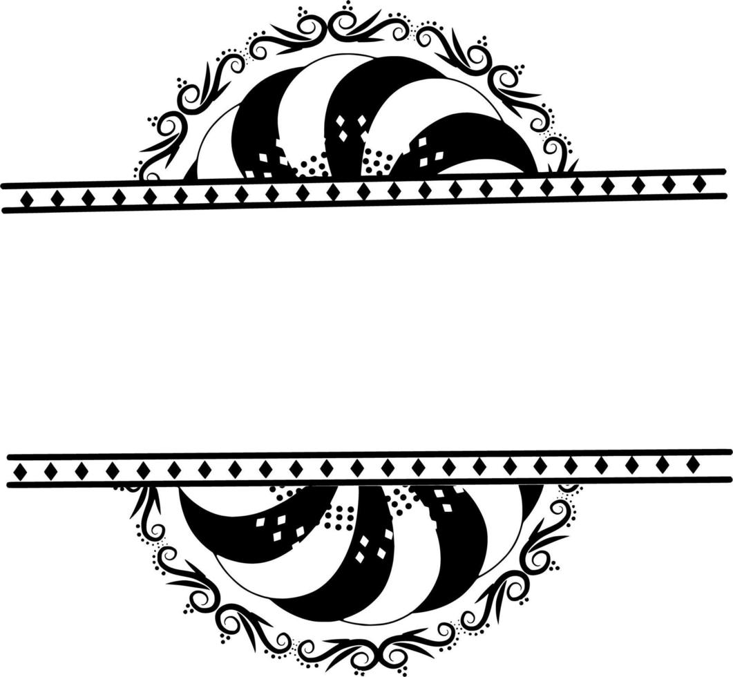 conception de modèle de mandala vecteur