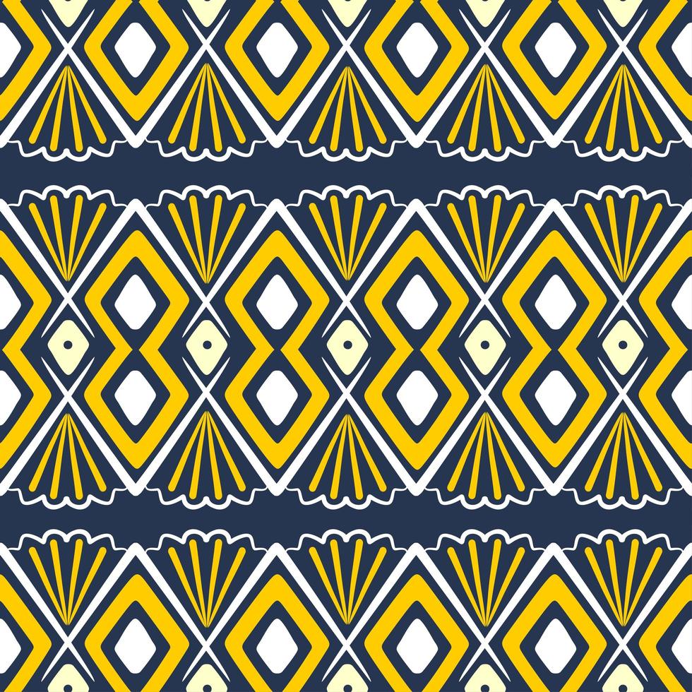 modèle sans couture ethnique dessiné à la main. illustration vectorielle aztèque, africain, fond de motifs tribaux. vecteur