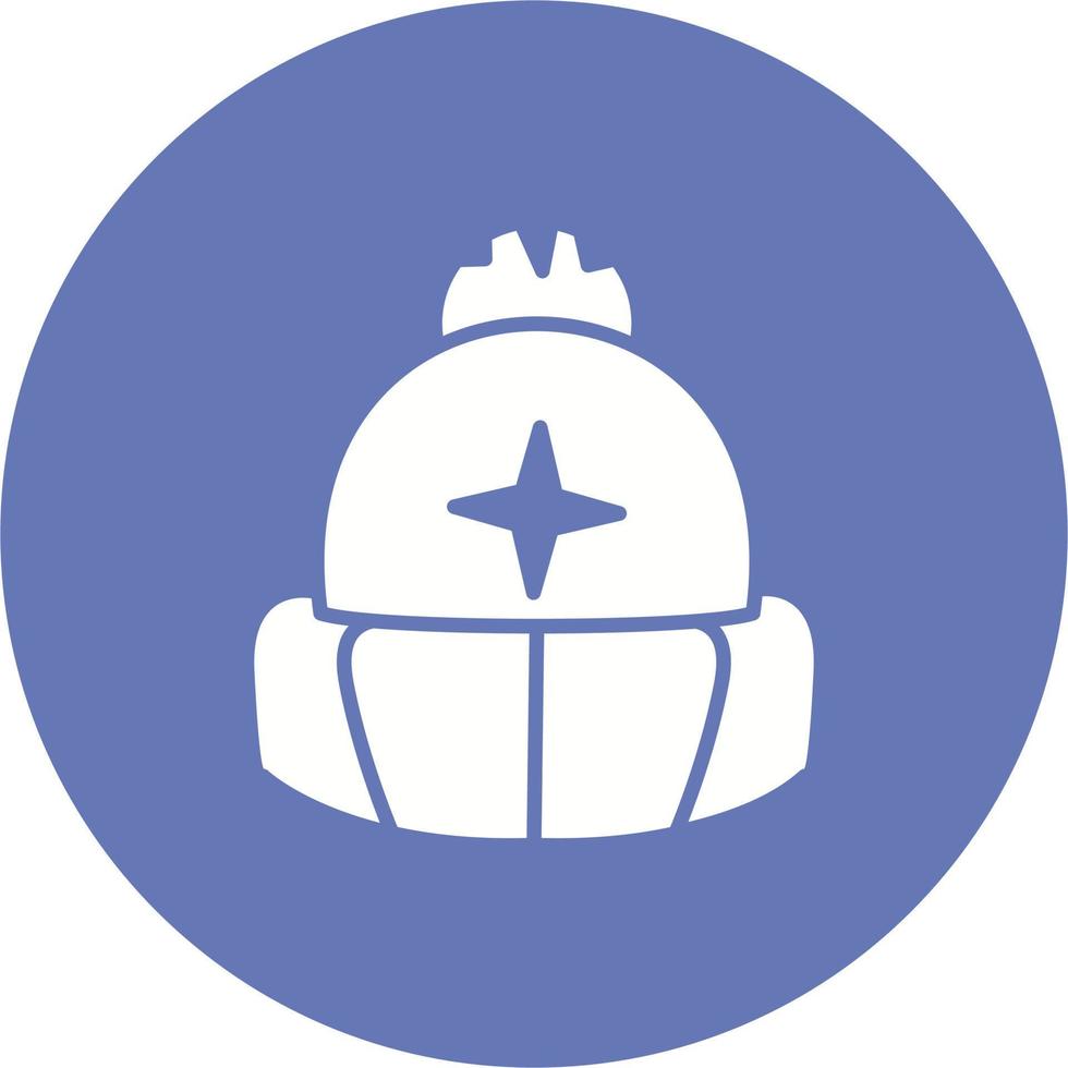 icône de vecteur de bonnet tricoté
