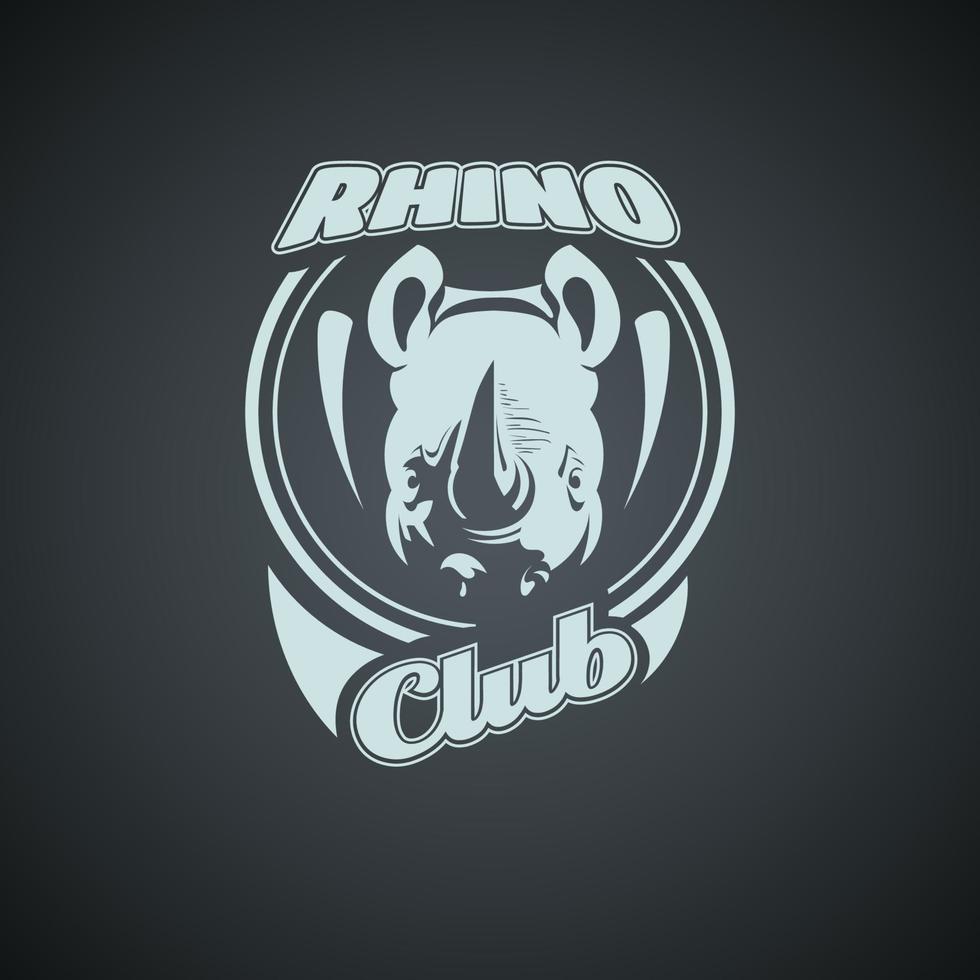 logo rétro vintage avec léopard. graphiques vectoriels eps 10. vecteur