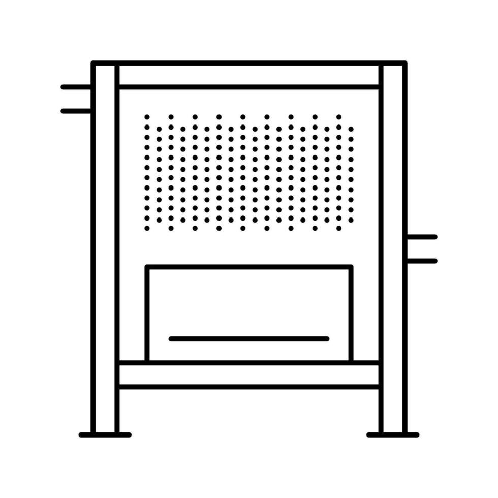 illustration vectorielle de l'icône de la ligne de production de bière de filtration vecteur