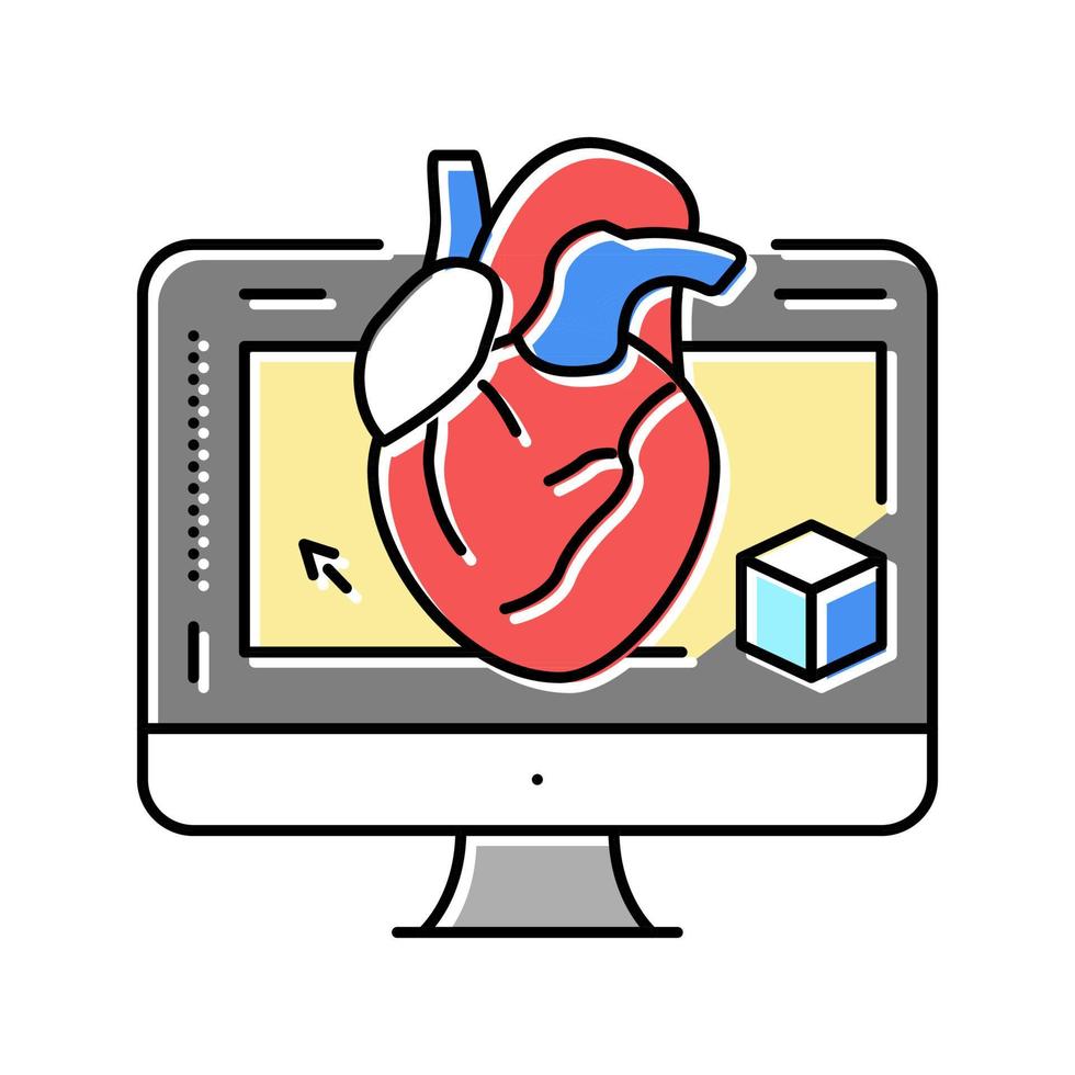 3d en illustration vectorielle d'icône de couleur médicale vecteur