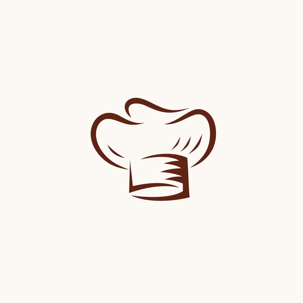 chapeau de chef boulangerie logo icône graphique vecteur