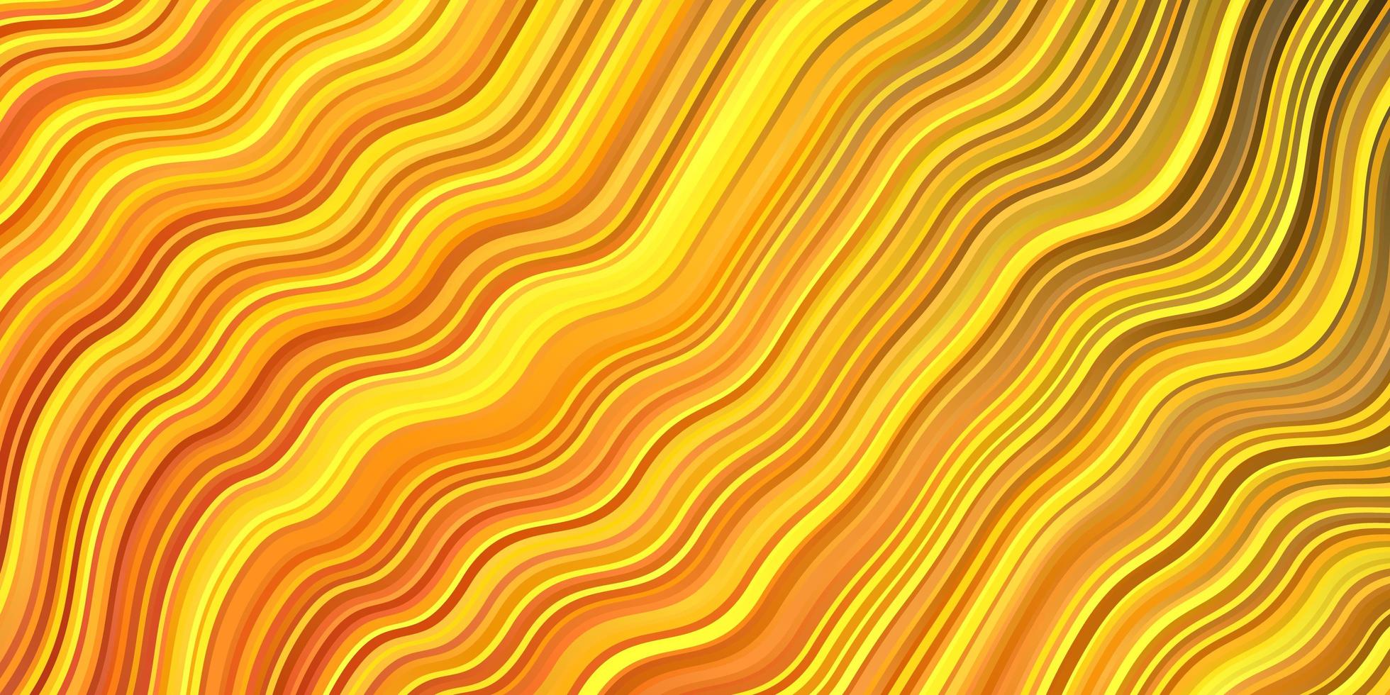 modèle vectoriel orange foncé avec des lignes courbes.