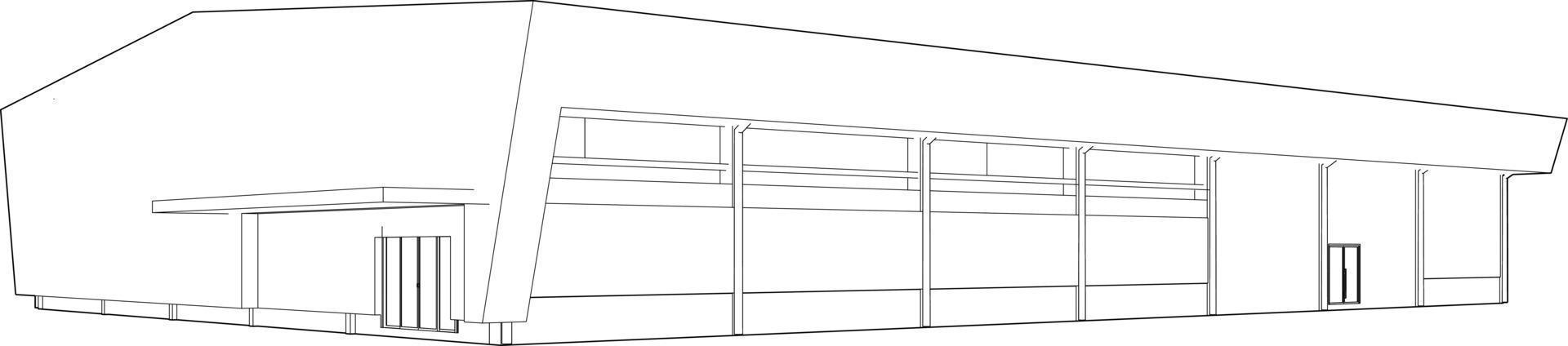 3d illustration du projet de construction vecteur