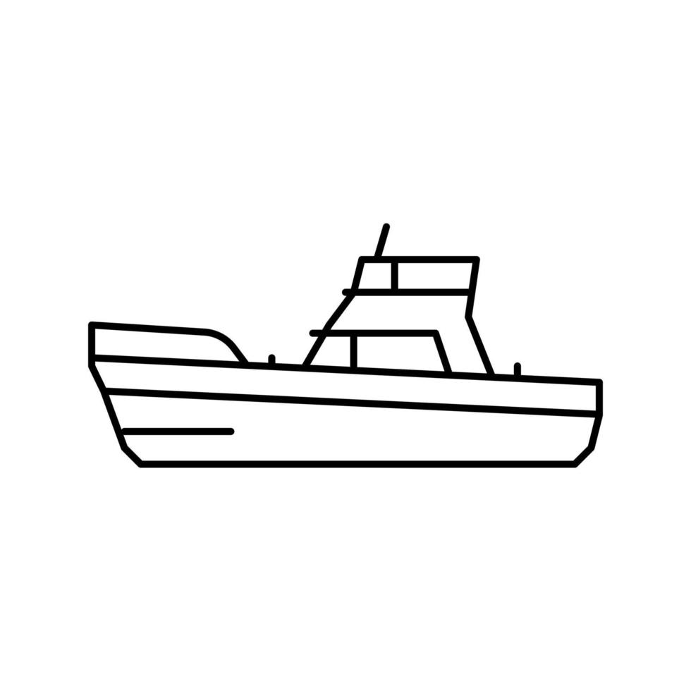 jeu bateau ligne icône illustration vectorielle vecteur