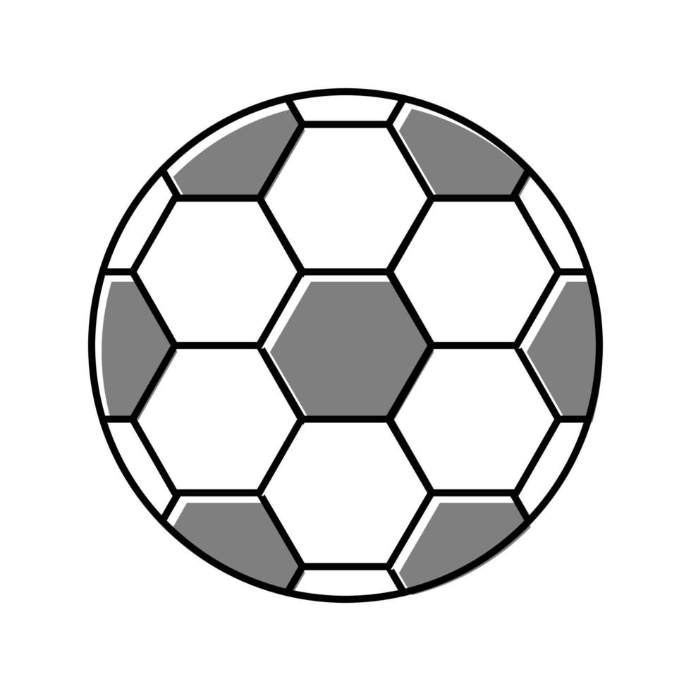 ballon football couleur icône illustration vectorielle vecteur