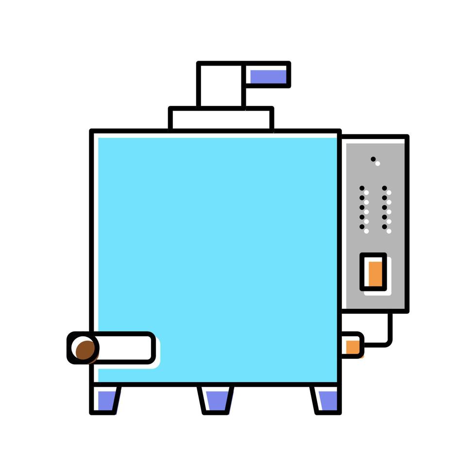 illustration vectorielle de l'icône de couleur de l'outil de chocolat bouillant vecteur