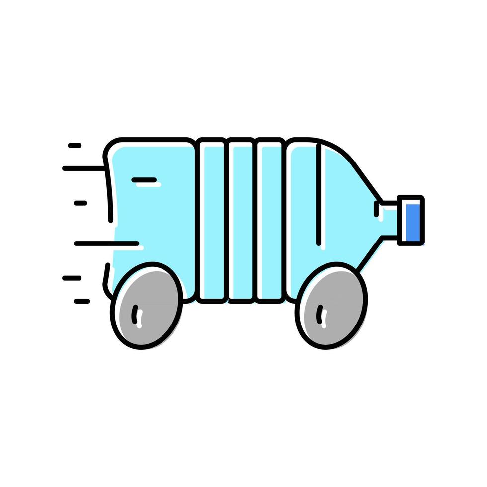 logo service de livraison d'eau couleur icône illustration vectorielle vecteur