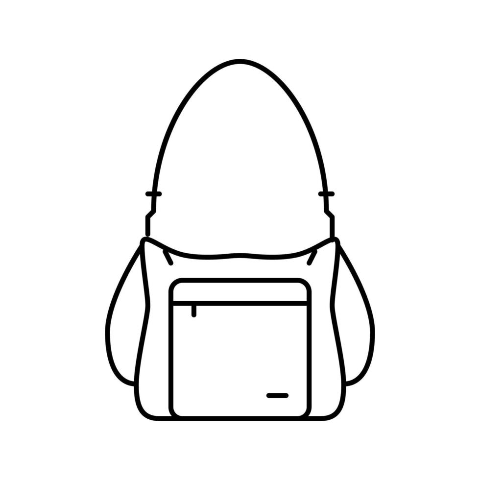 sac à main femme ligne icône illustration vectorielle vecteur