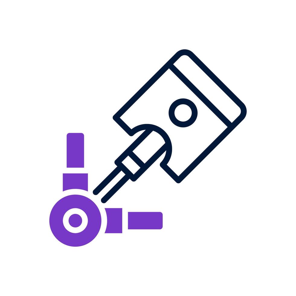 icône de piston pour votre site Web, mobile, présentation et conception de logo. vecteur