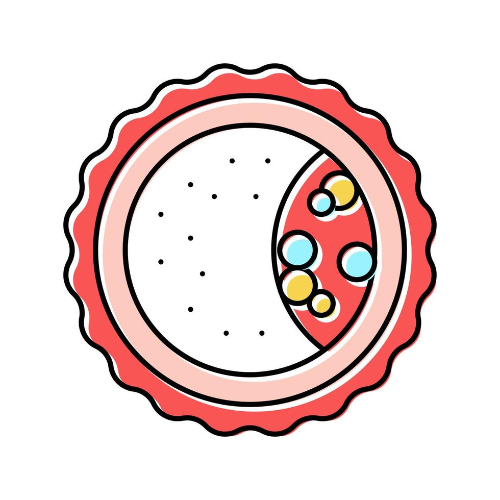 blastocyste fertilisation couleur icône illustration vectorielle vecteur