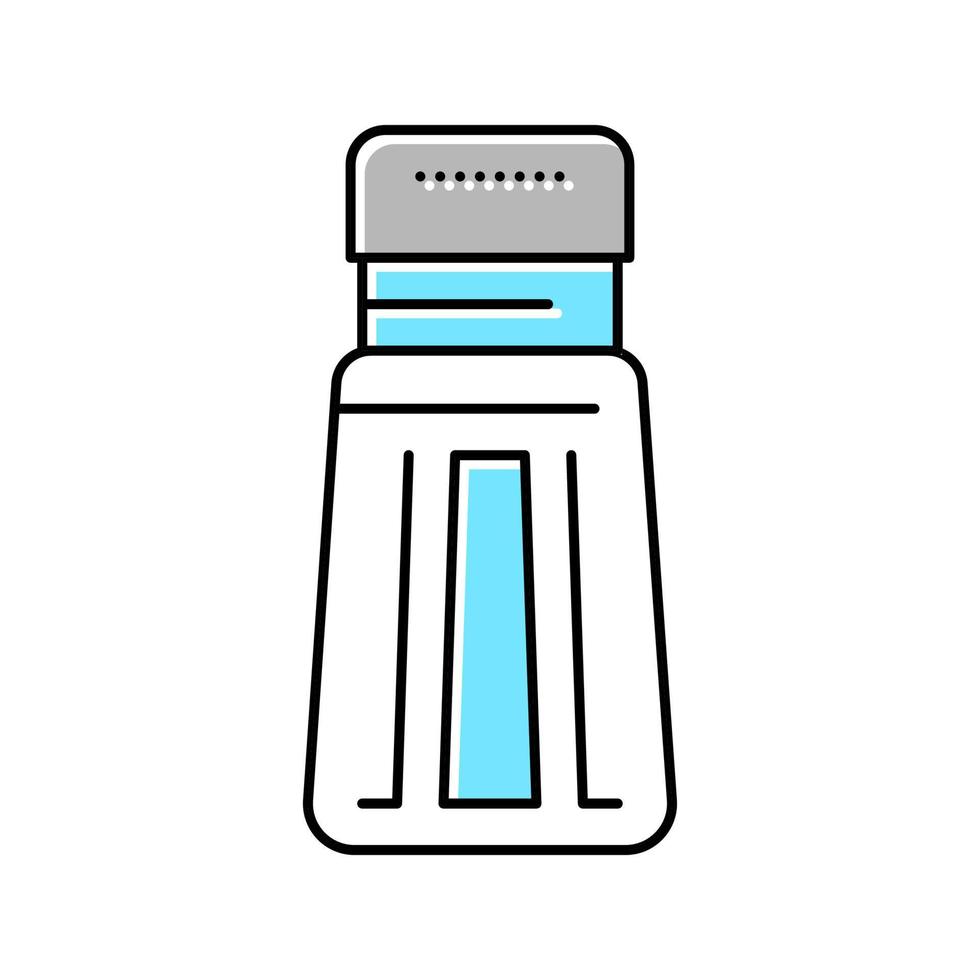 bouteille de sel couleur icône illustration vectorielle vecteur