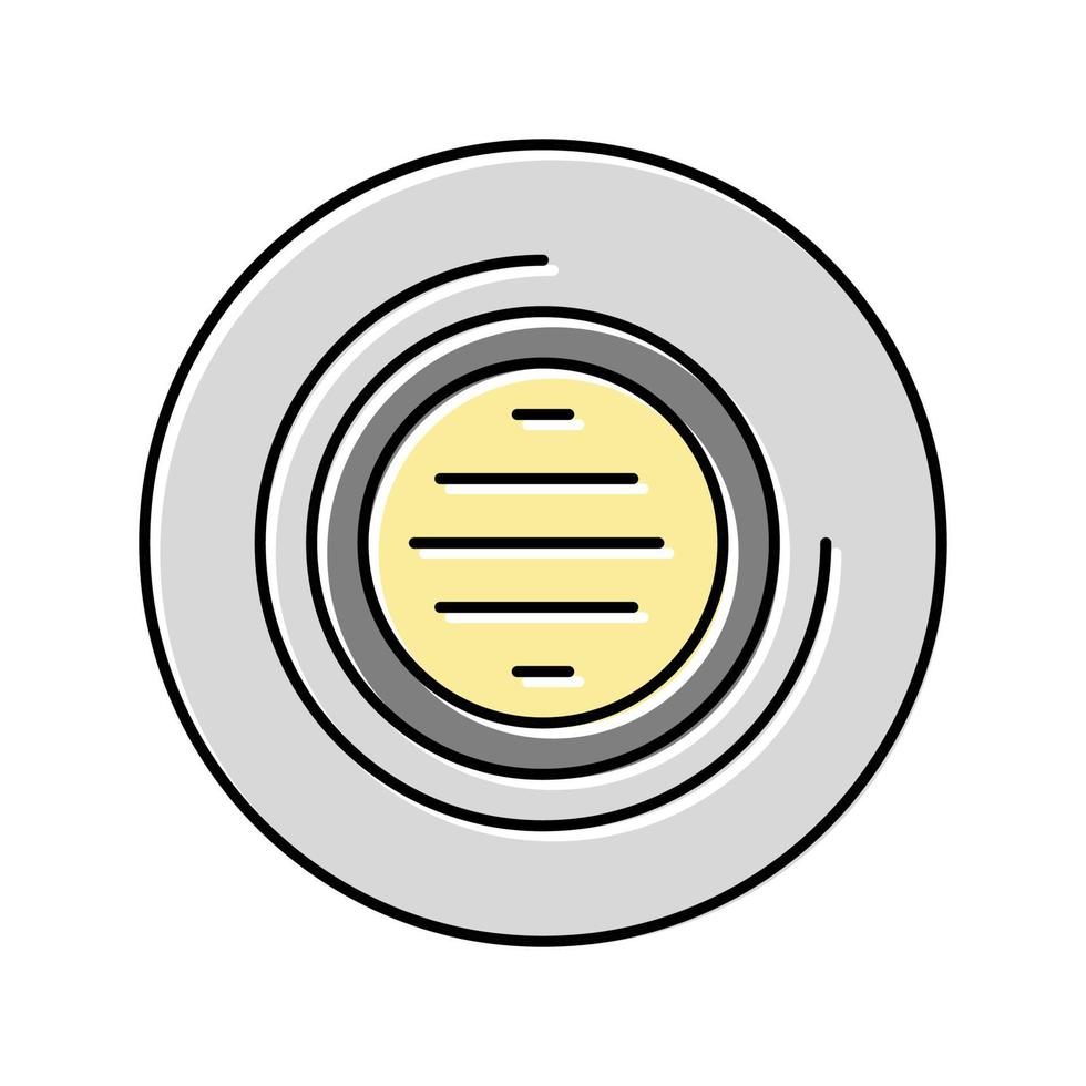 illustration vectorielle de l'icône de couleur d'éclairage led vecteur