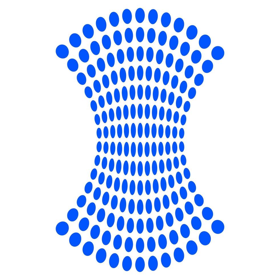 conception abstraite de points bleus vecteur