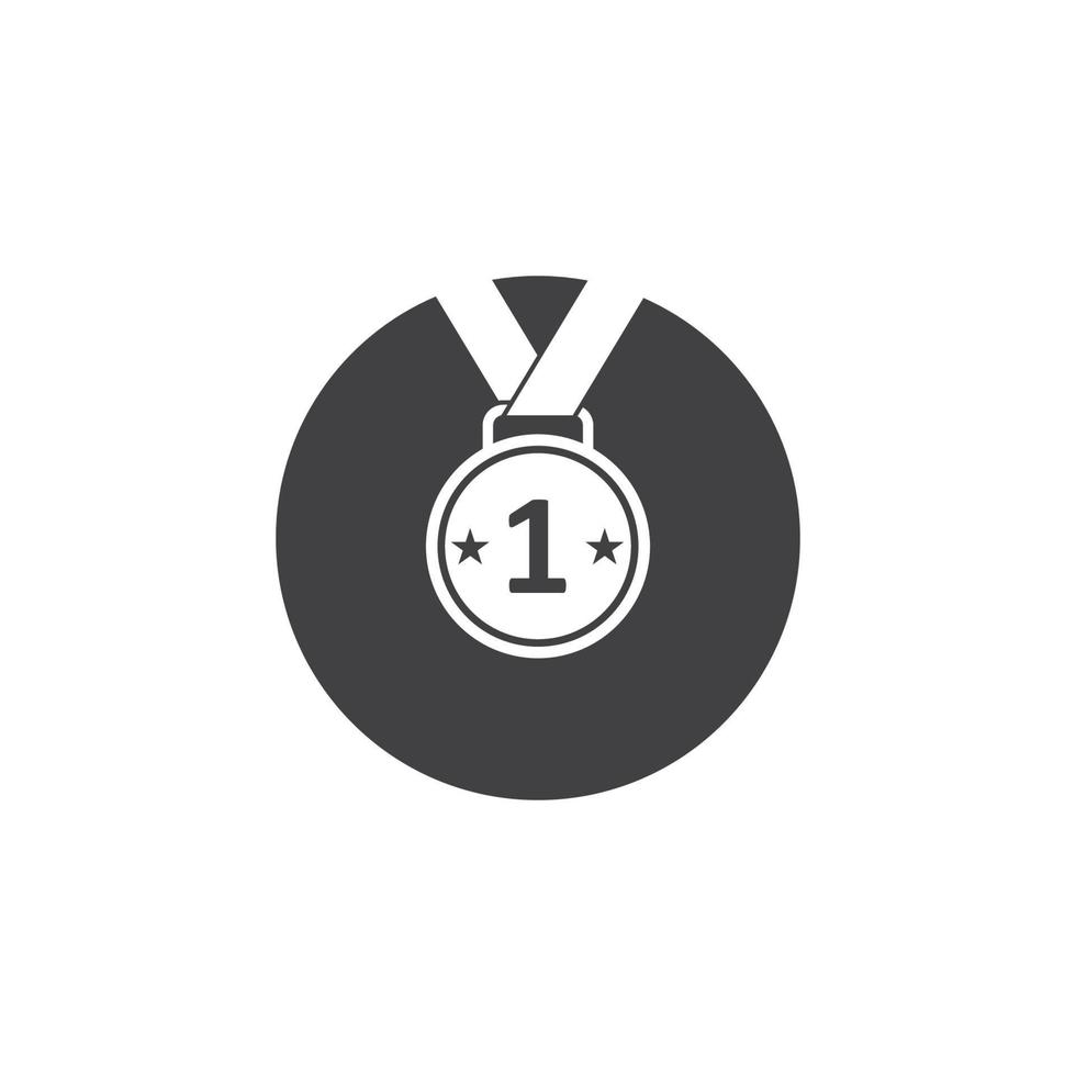 conception d'illustration vectorielle d'icône de médaille vecteur