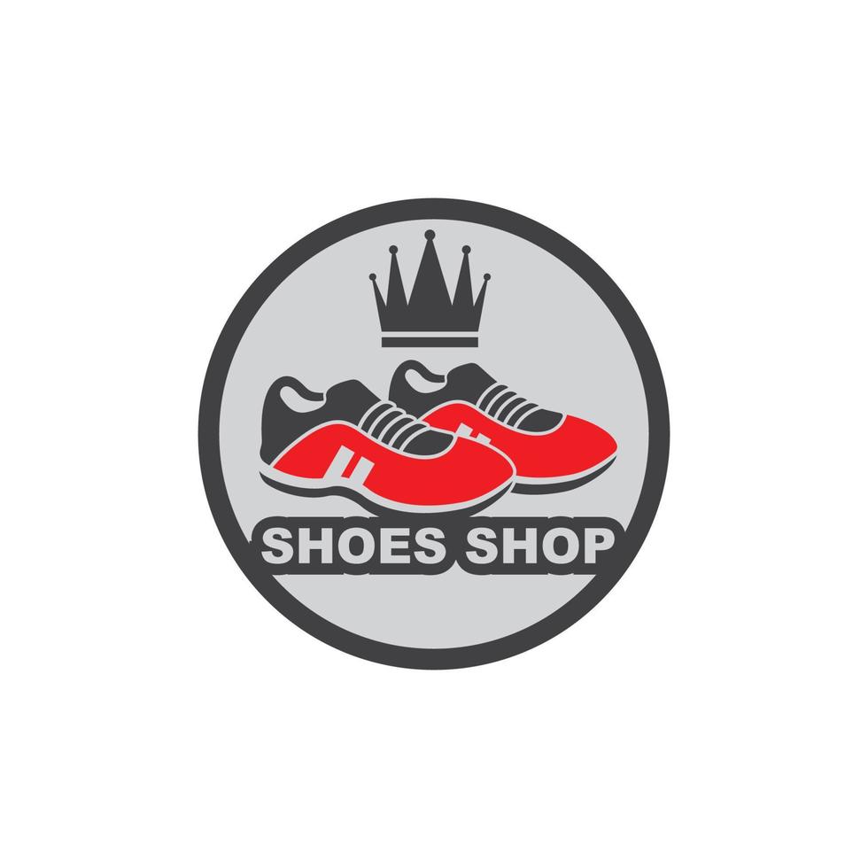 chaussures de sport logo icône illustration vectorielle conception vecteur