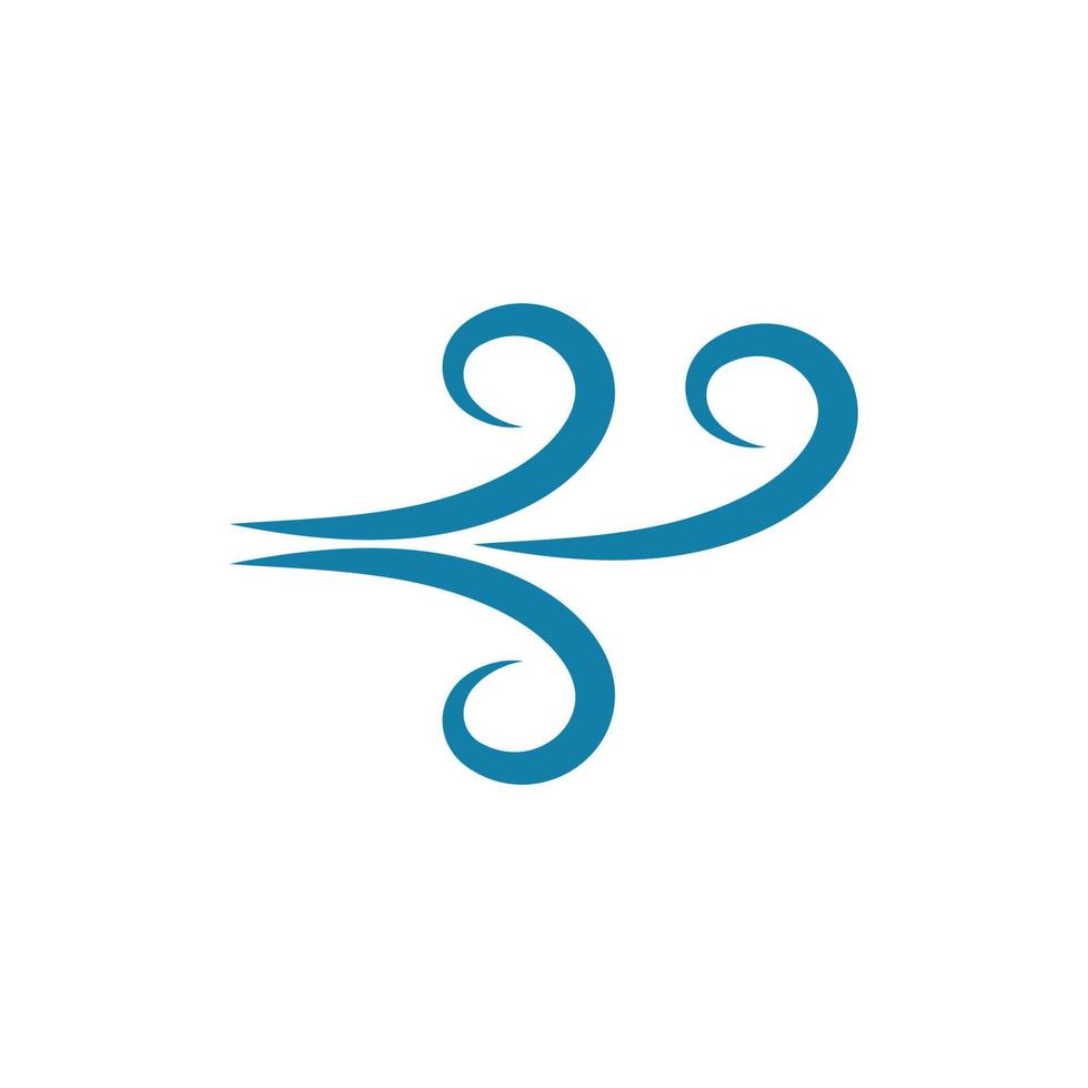 vent icône logo illustration vectorielle vecteur