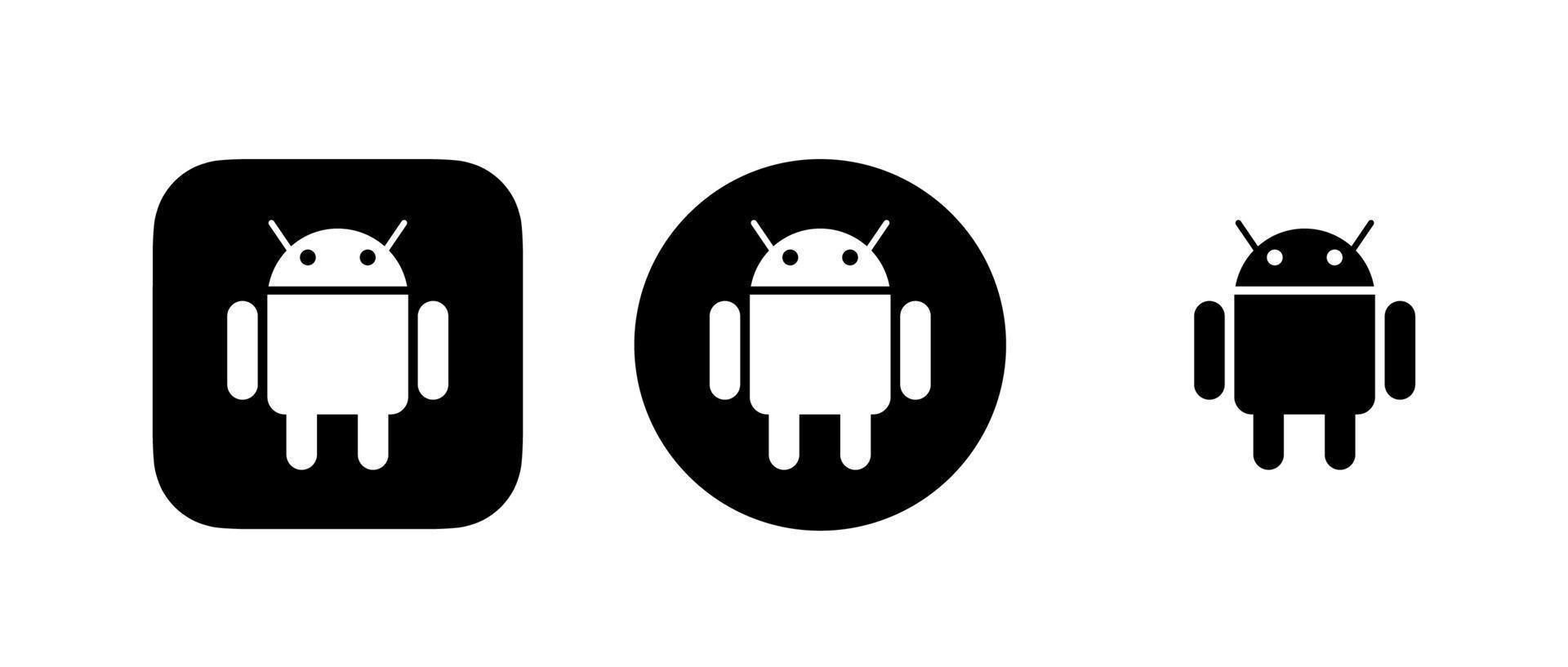 Android logo vecteur, Android icône gratuit vecteur