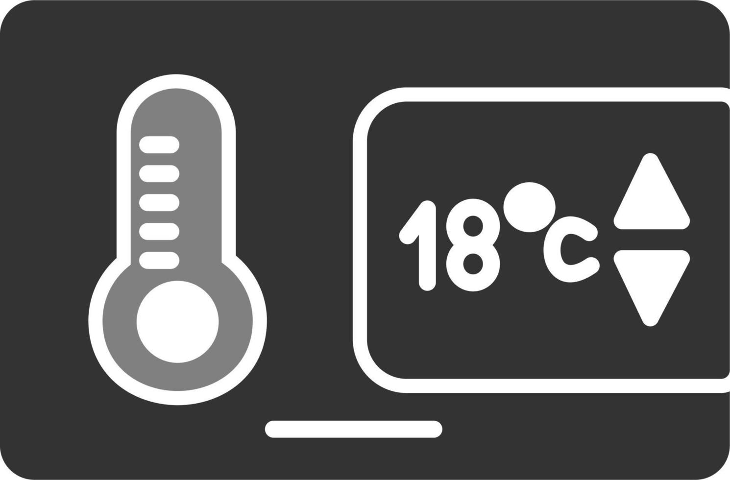 icône de vecteur de contrôle de température