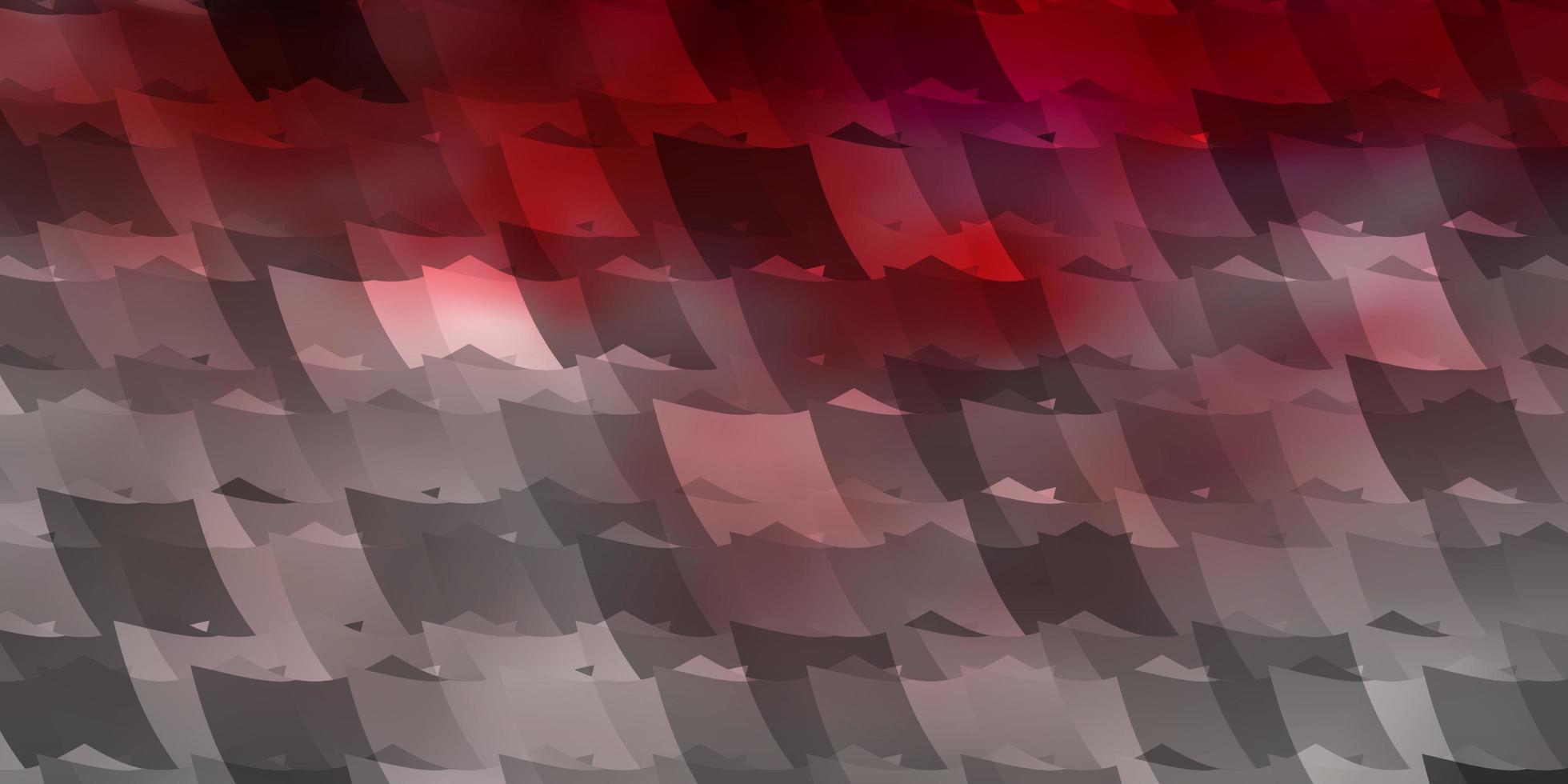 modèle vectoriel rose clair, rouge dans un style hexagonal.