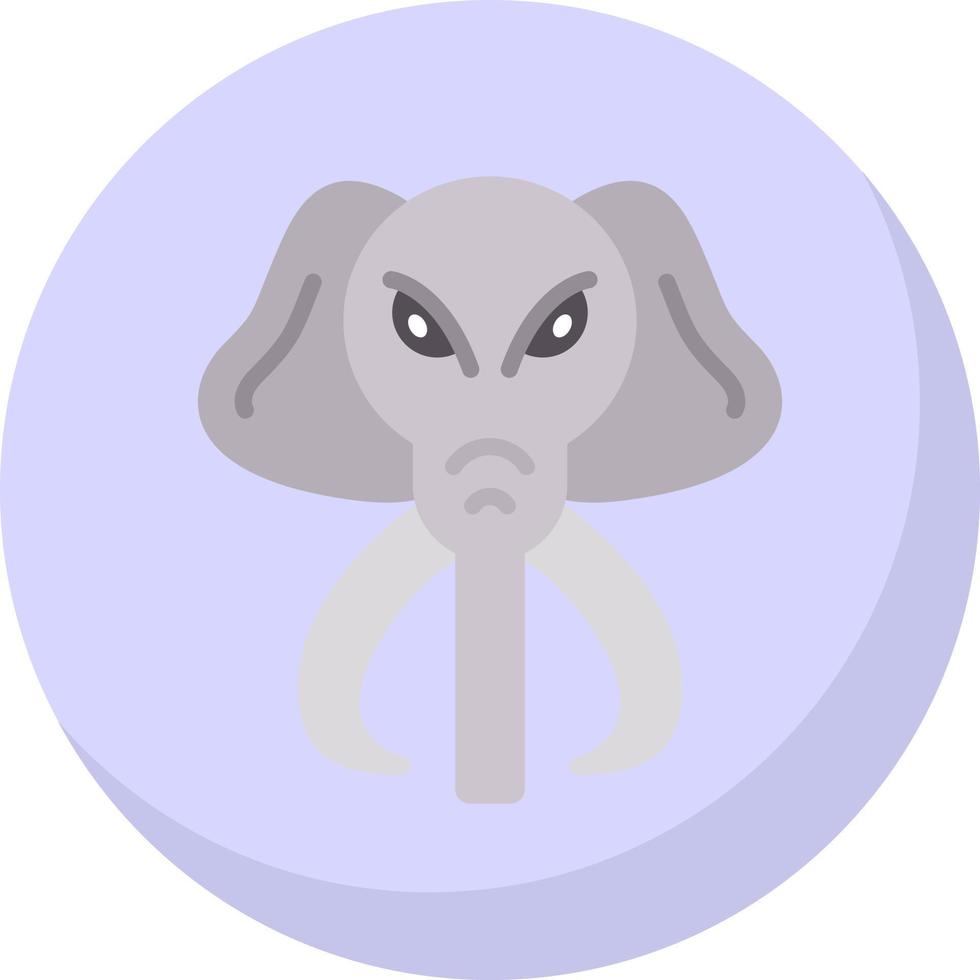icône de vecteur de mammouth