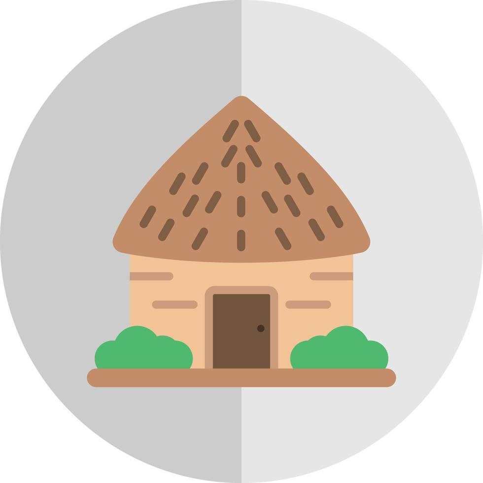 icône de vecteur de cabane