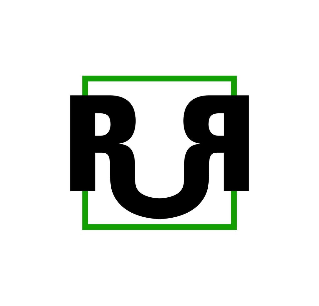 rur entreprise Nom initiale des lettres monogramme. rur des lettres icône. vecteur