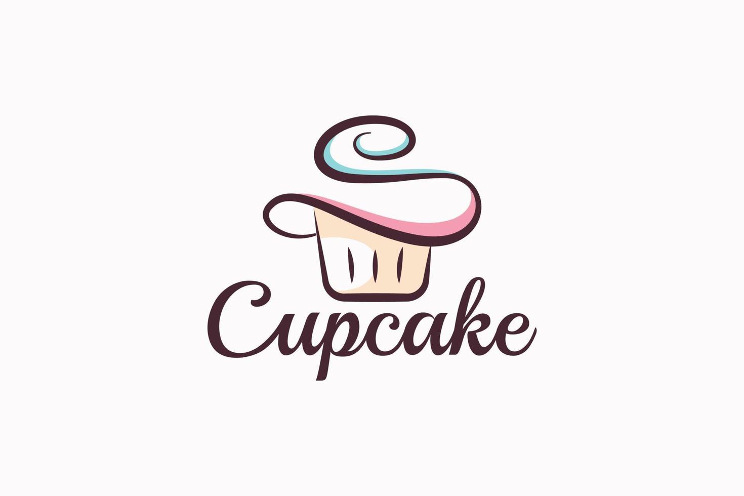 petit gâteau logo avec une combinaison de styliste petit gâteau et lettre s pour tout entreprise, surtout pour boulangeries, pâtisseries, café, etc. vecteur