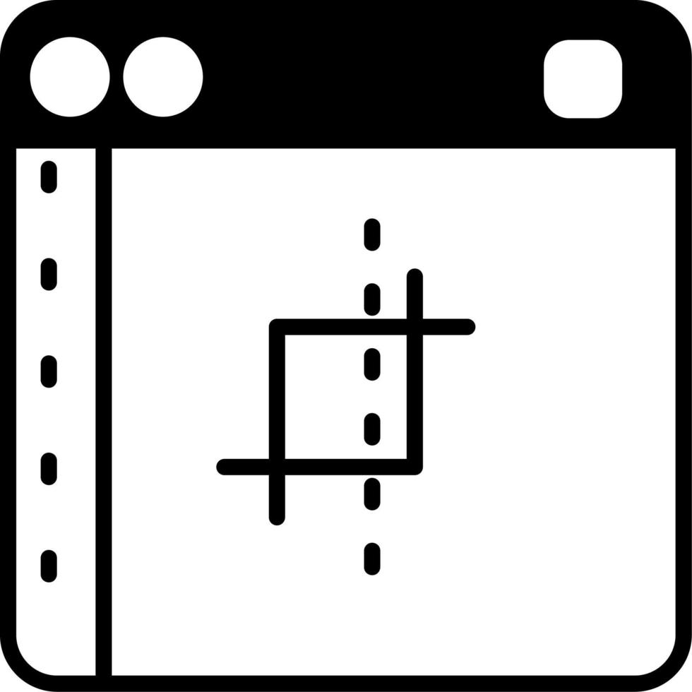 icône de vecteur de recadrage