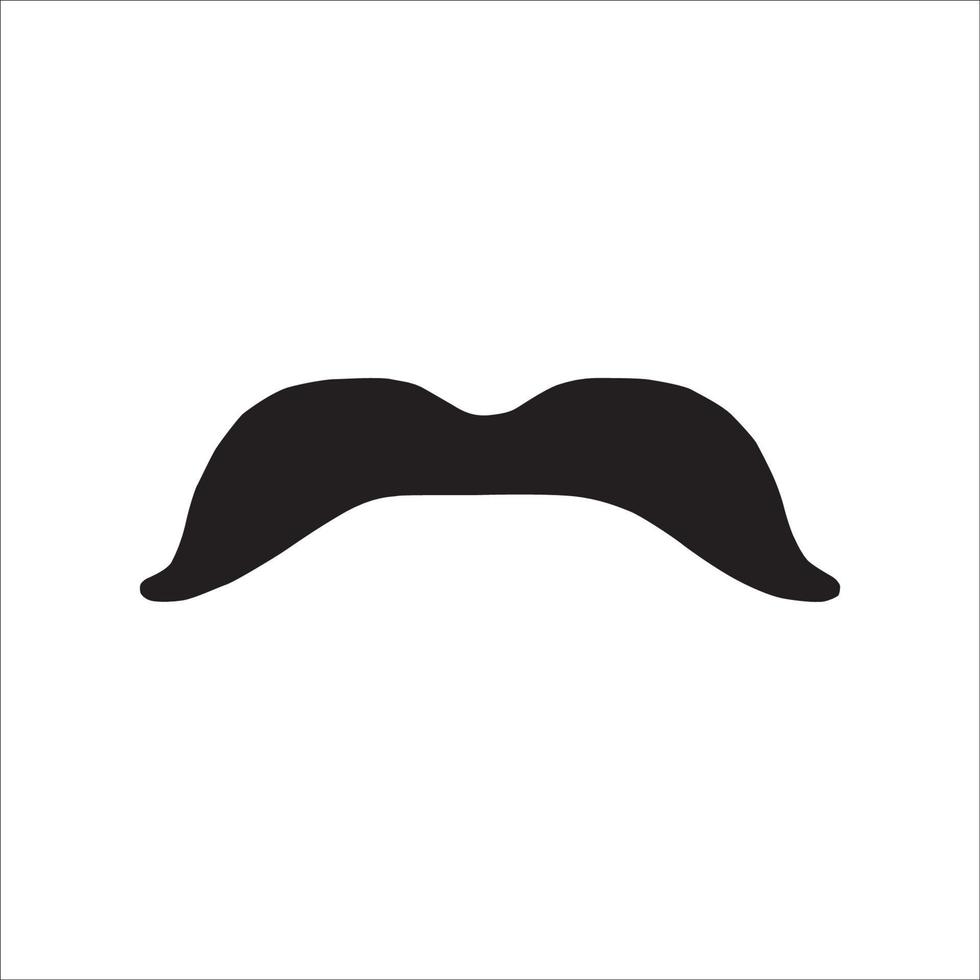 création vectorielle de logo icône moustache vecteur
