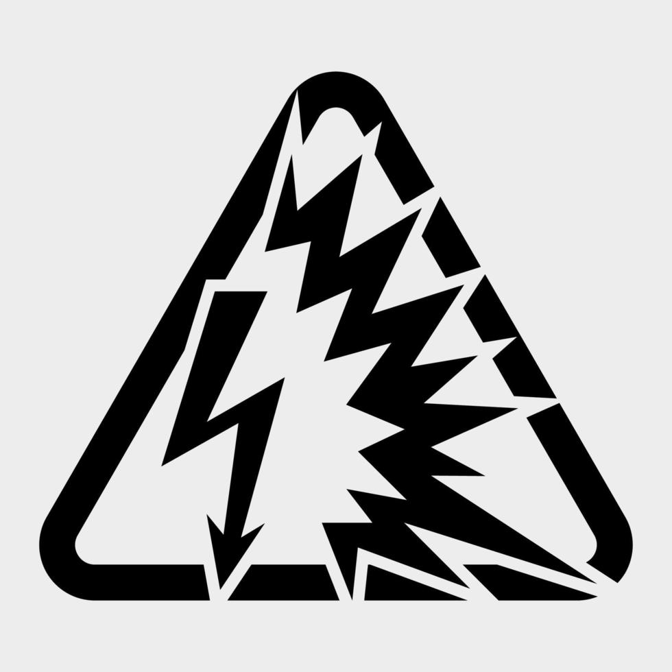 signe de symbole arc flash isoler sur fond blanc, illustration vectorielle eps.10 vecteur