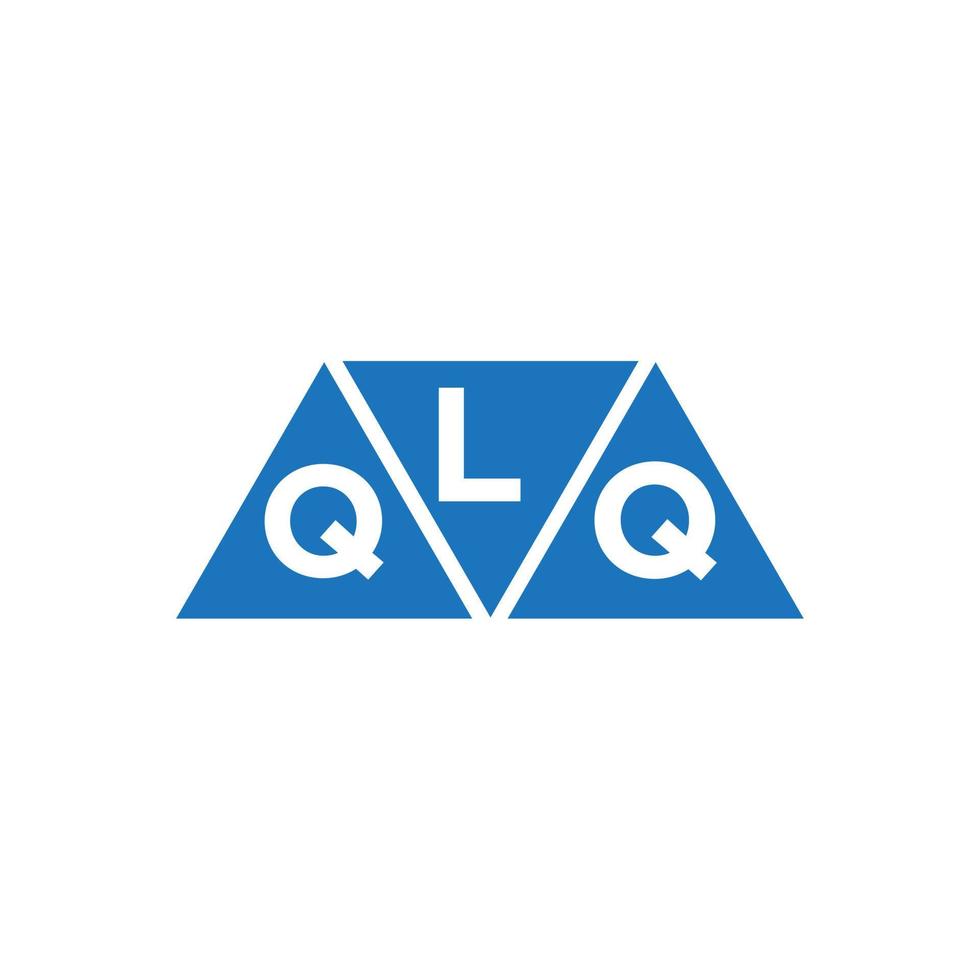 lqq abstrait initiale logo conception sur blanc Contexte. lqq Créatif initiales lettre logo concept. vecteur