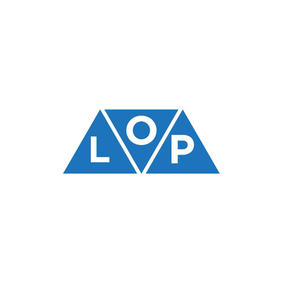 olp abstrait initiale logo conception sur blanc Contexte. olp Créatif initiales lettre logo concept. vecteur