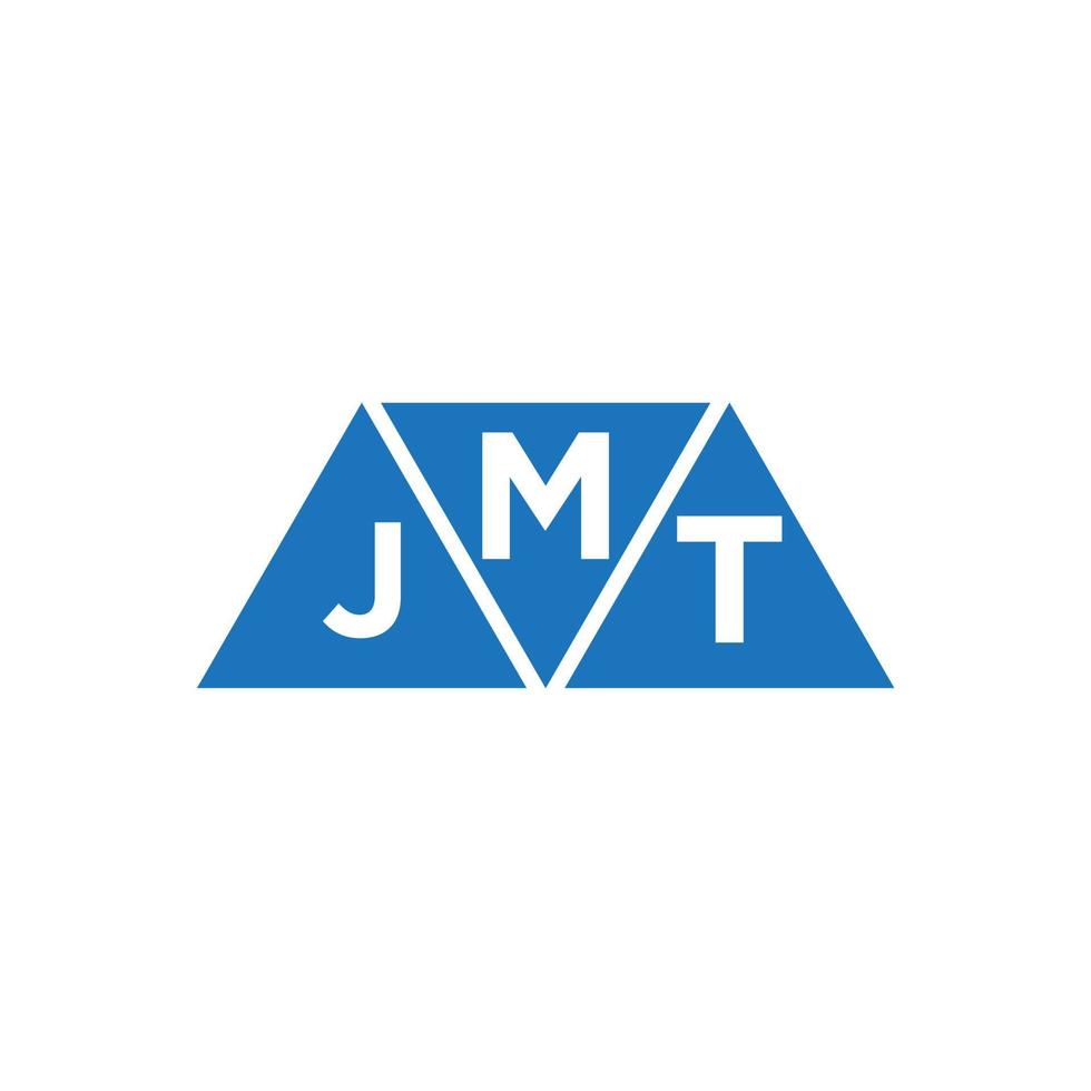 mjt abstrait initiale logo conception sur blanc Contexte. mjt Créatif initiales lettre logo concept. vecteur