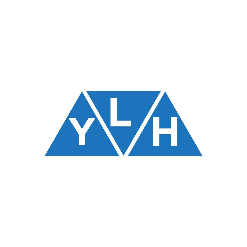 lyh abstrait initiale logo conception sur blanc Contexte. lyh Créatif initiales lettre logo concept. vecteur