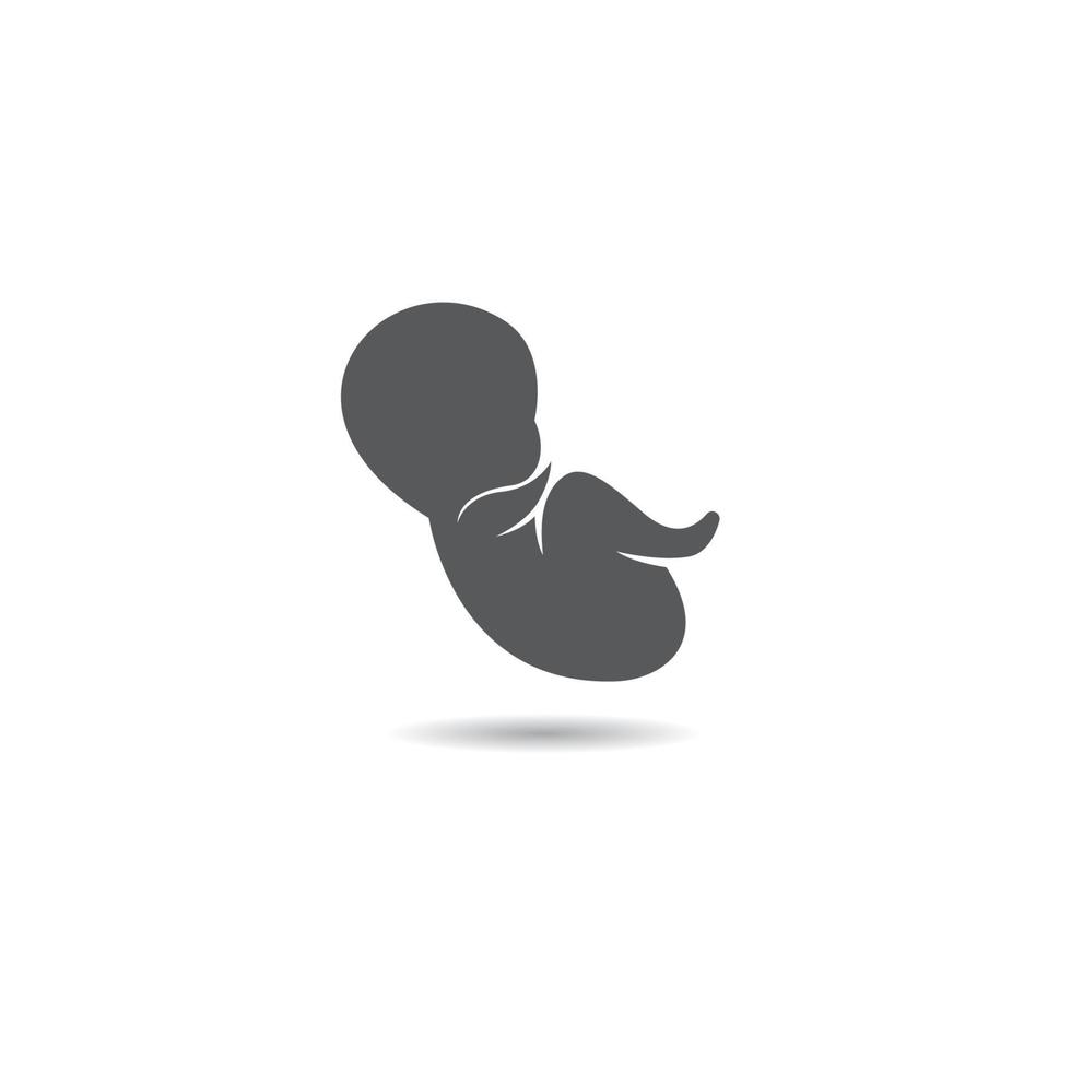 icône de vecteur de logo bébé