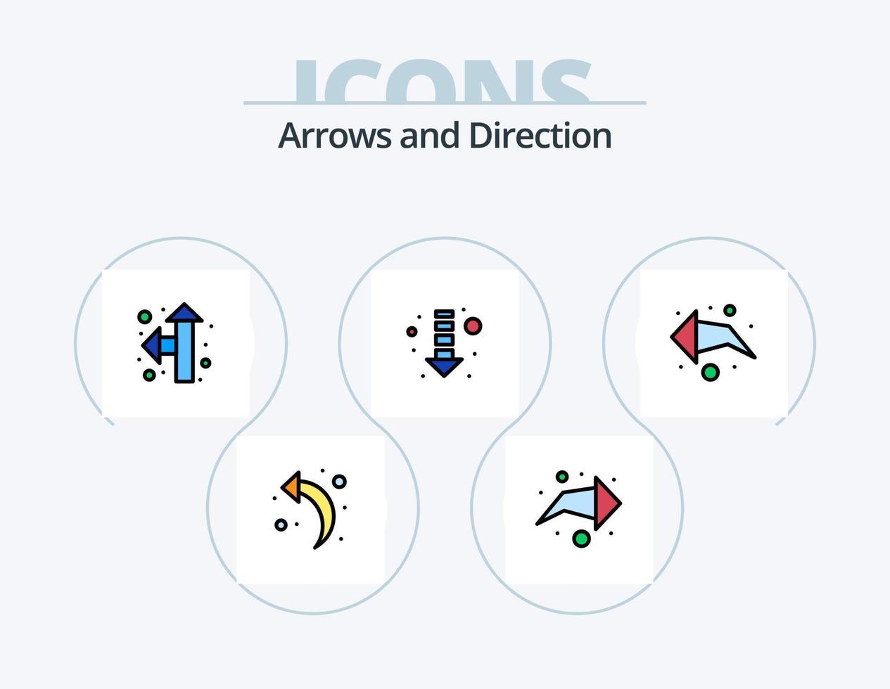 La Flèche ligne rempli icône pack 5 icône conception. en haut. transferts. plein filtrer. bas. direction vecteur
