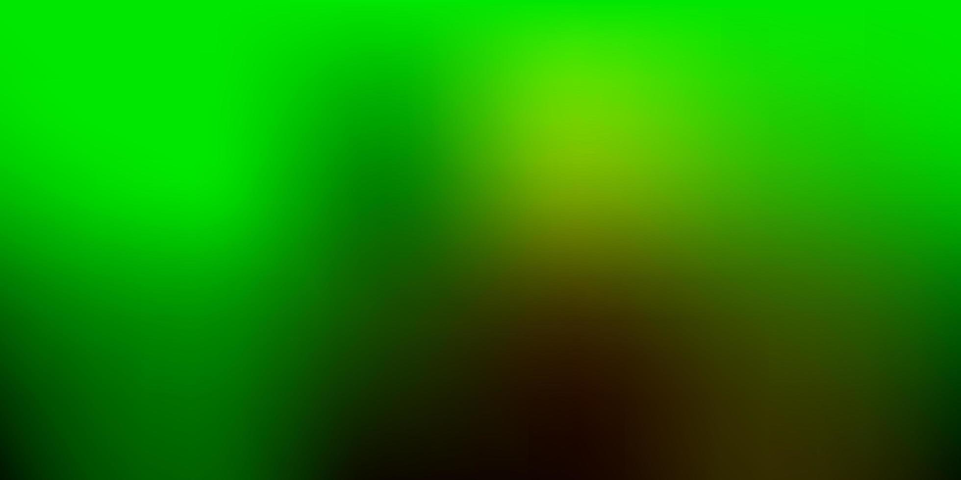 motif de flou abstrait vecteur vert foncé.