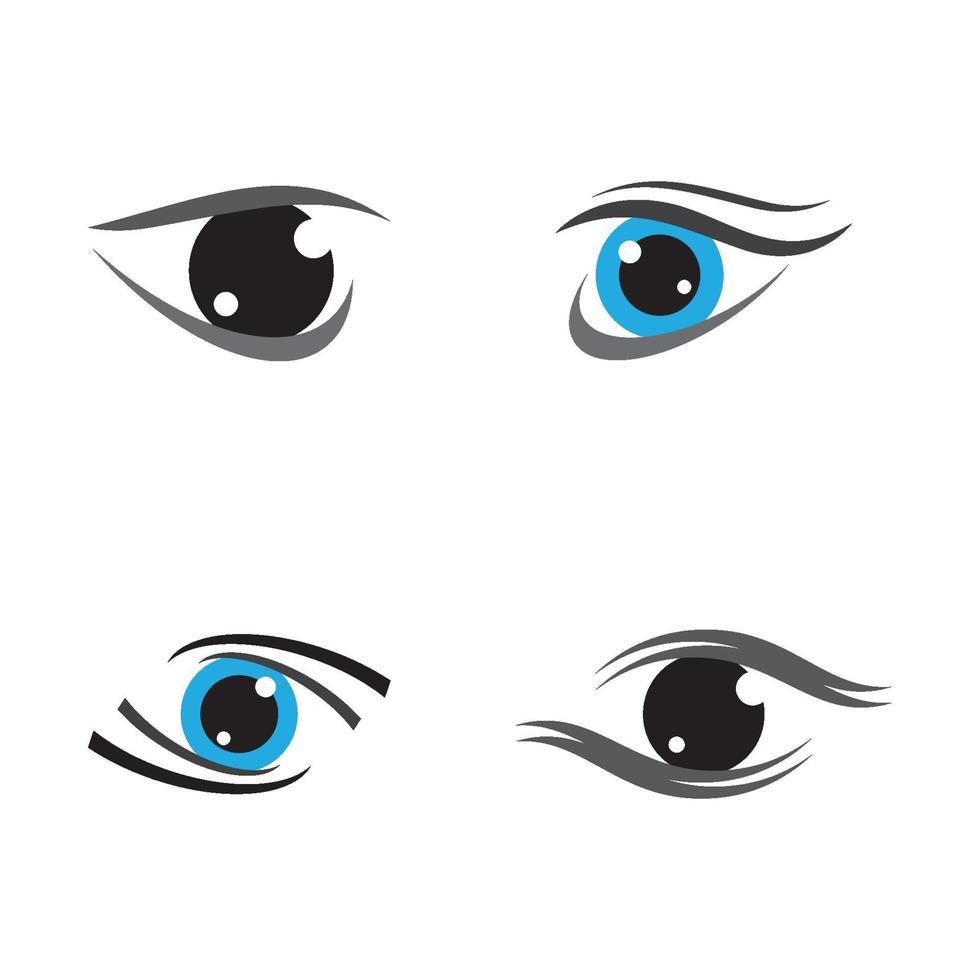 images de logo de soins oculaires vecteur