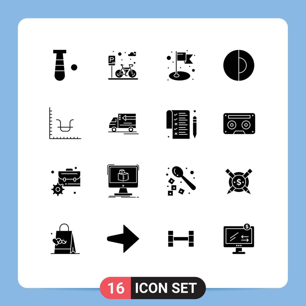 16 Créatif Icônes moderne panneaux et symboles de graphique affaires réussite monde géologie modifiable vecteur conception éléments